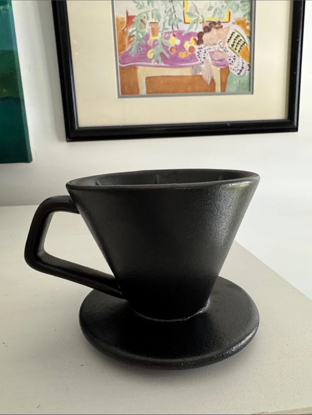 Matte Black Ceramic Hand Brewed Coffee Filter